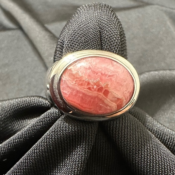 JOSEPH ESPOSITO 925 Rhodochrosite Statement Ring - Picture 6 of 7